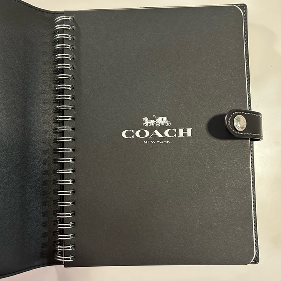 Floral Patterned RARE Coach Notebook with Snap Closure - Picture 3 of 5